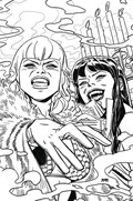 VAMPIRELLA / RED SONJA #9-RI-F 