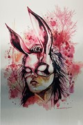 BUNNY MASK #4-RABBT-B 