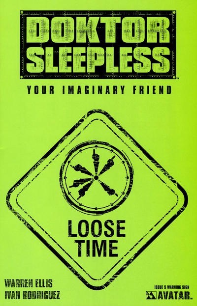 (Avatar Press) Cover for DOKTOR SLEEPLESS #5 Warning Sign Incentive Cover