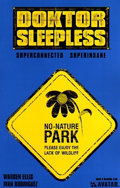 (Avatar Press) Cover for DOKTOR SLEEPLESS #8 Future Warning Sign Incentive Cover