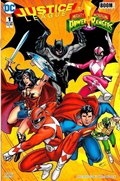 JUSTICE LEAGUE/POWER RANGERS #1-NERDB 