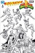 JUSTICE LEAGUE/POWER RANGERS #1-FRIED-B 